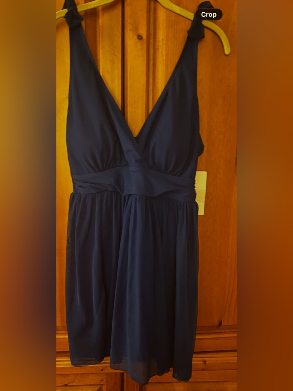 BloomChic Navy V-Neck Swim Dress, 14-16. NWT